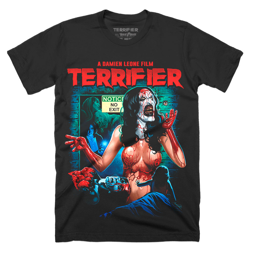 Terrifier No Exit Art The Clown Horror Movie T-Shirt