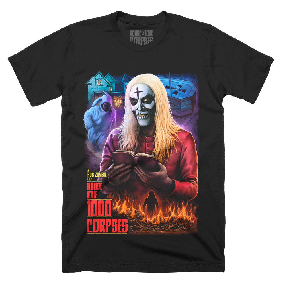 House Of 1000 Corpses No Funny Books Otis Horror Movie T-Shirt