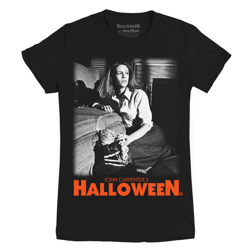 Halloween There's No Such Thing Horror Movie Ladies T-Shirt