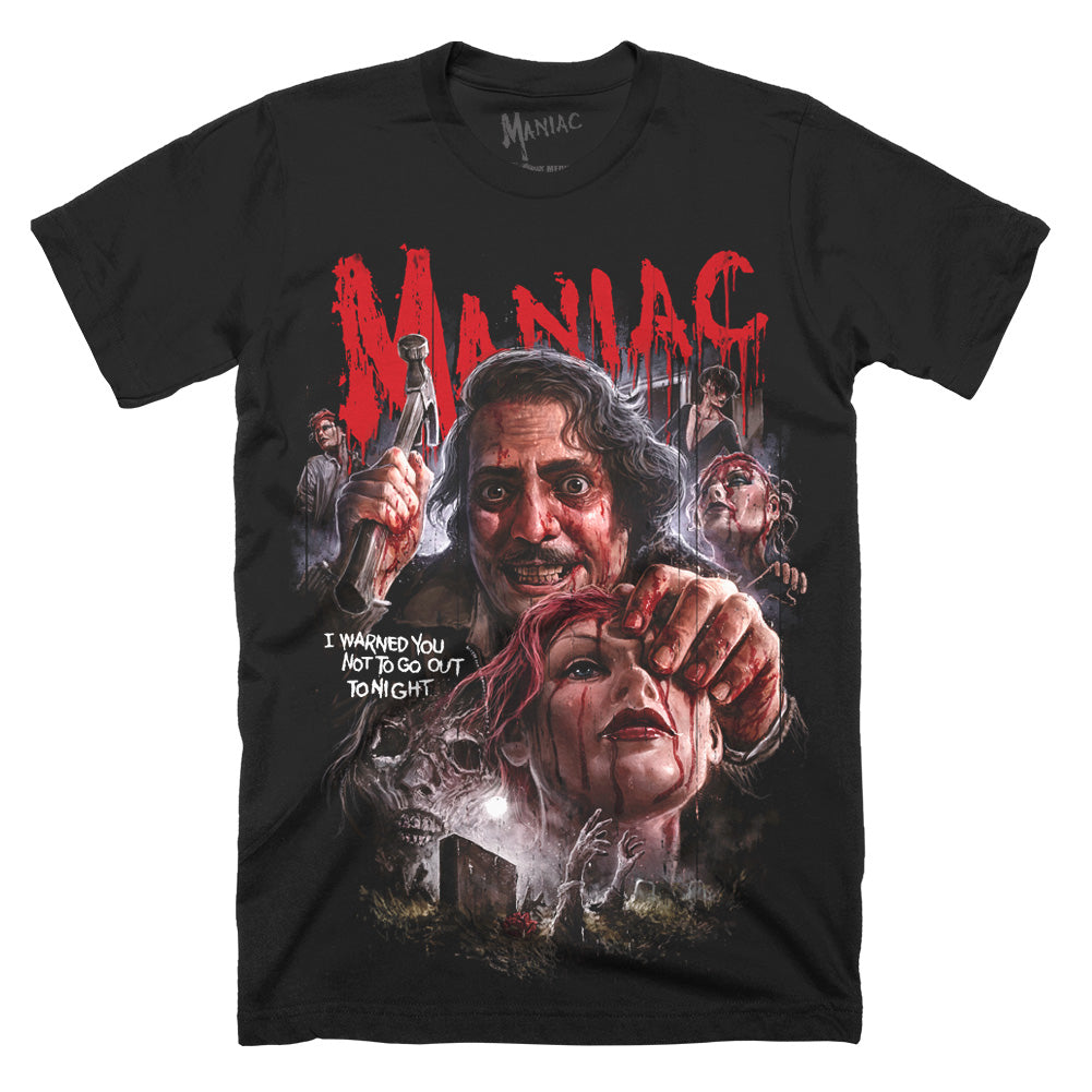 Maniac No Time To Pray Horror Movie T-Shirt