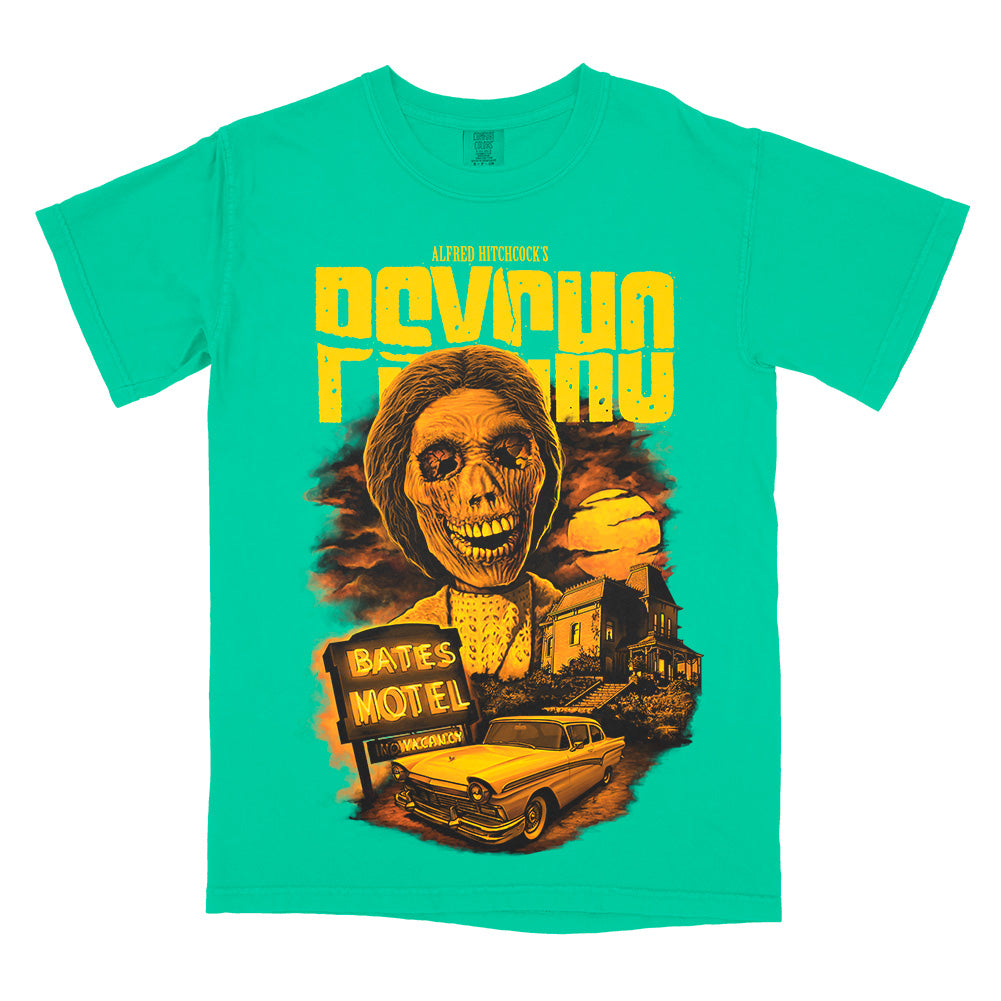 Psycho No Vacancy Limited Ghoulish Green T-Shirt