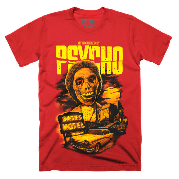 Alfred Hitchcock's Psycho No Vacancy T-Shirt - Officially Licensed