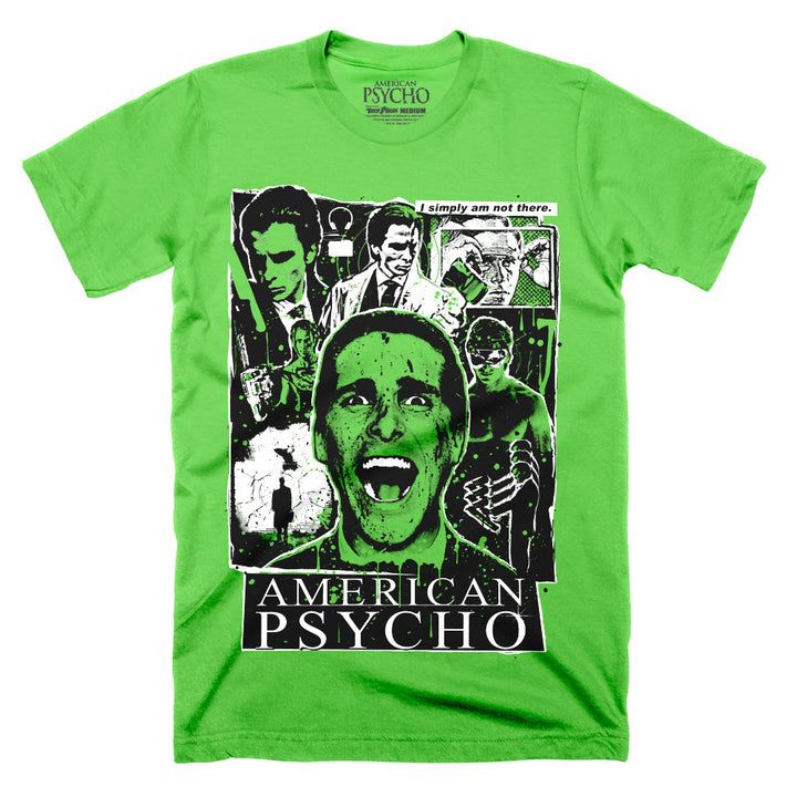 American Psycho Not There Limited Ghoulish Green T-Shirt