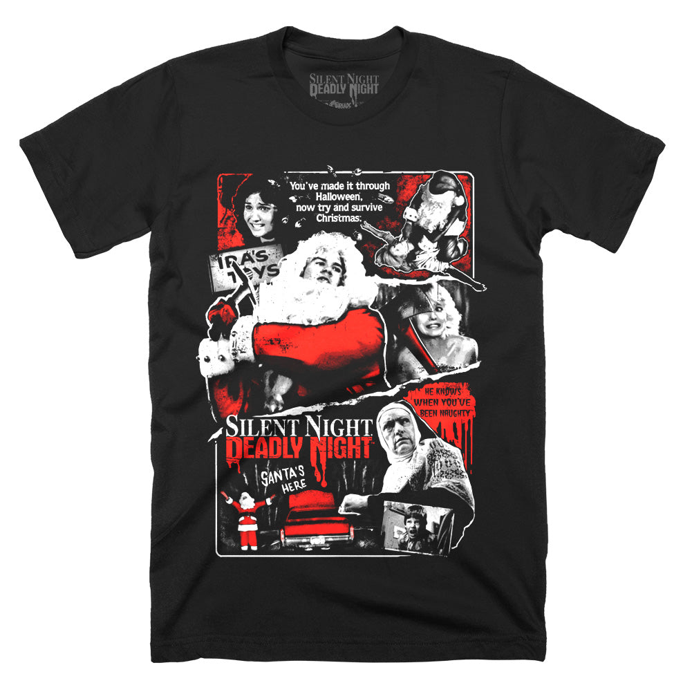 Silent Night Deadly Night Punish Christmas Horror Movie T-Shirt