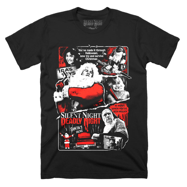 Silent Night Deadly Night Punish Christmas Horror Movie T-Shirt