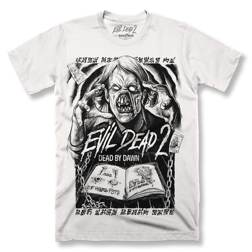 Evil Dead 2 Reading Is Fun Necronomicon Horror Movie T-Shirt