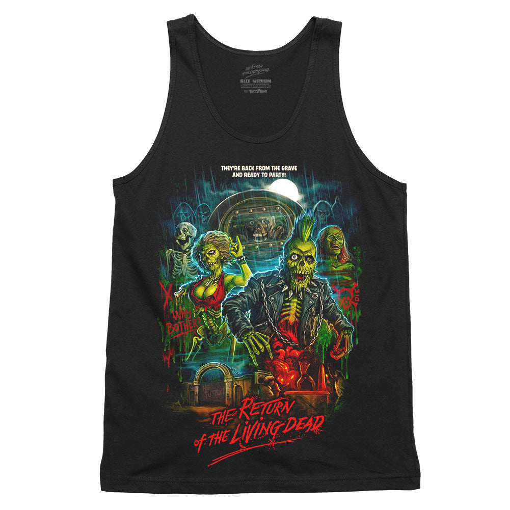 Return Of The Living Dead Ready To Party Horror Movie Tank Top