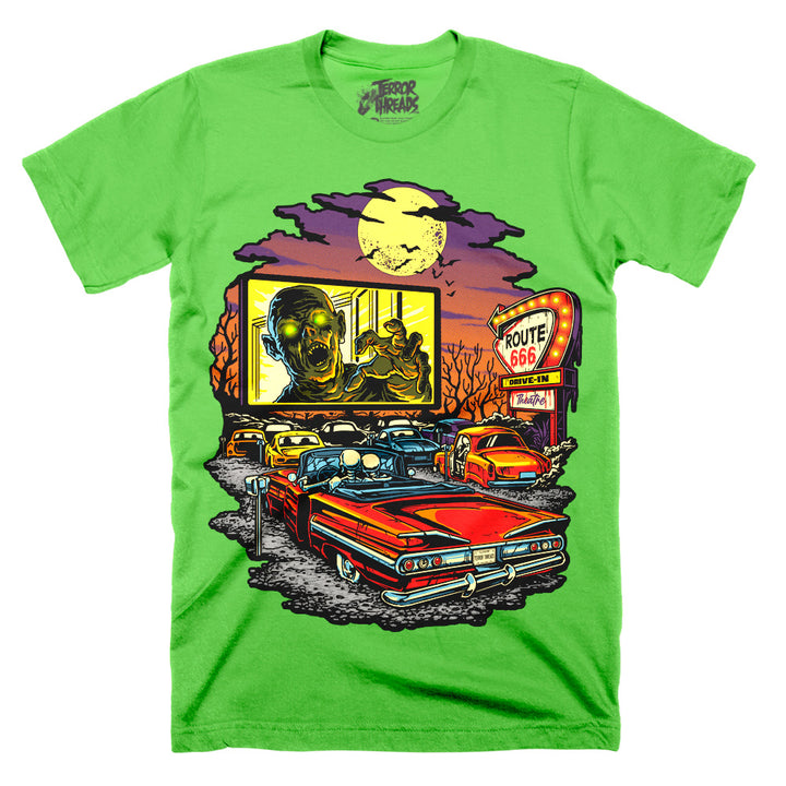 Route 666 Drive-In Limited Ghoulish Green T-Shirt
