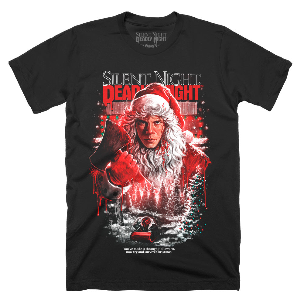 Silent Night Deadly Night Santa's Slay Christmas Horror Movie T-Shirt