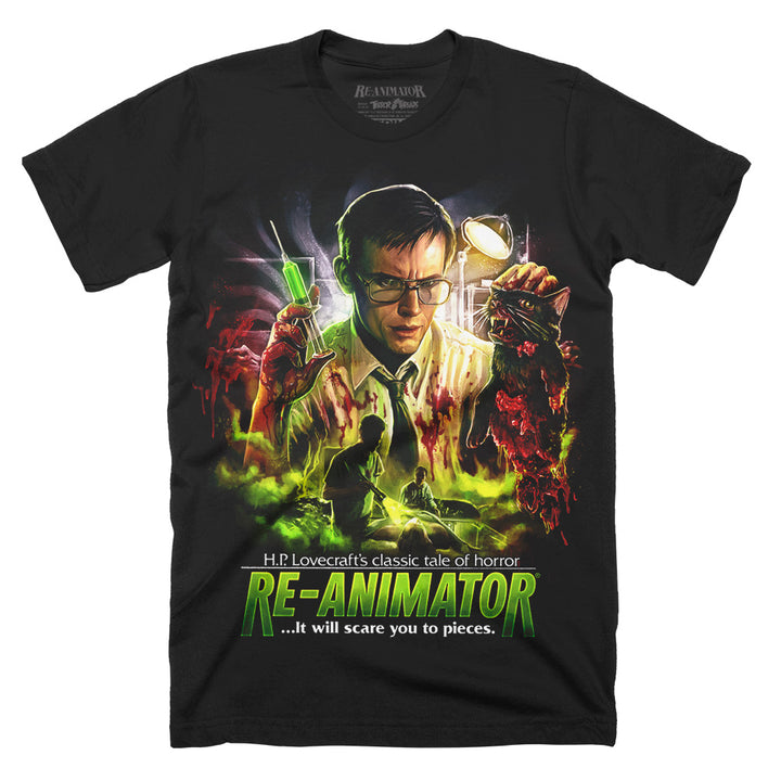 Re-Animator Scare You To Pieces Horror Movie T-Shirt