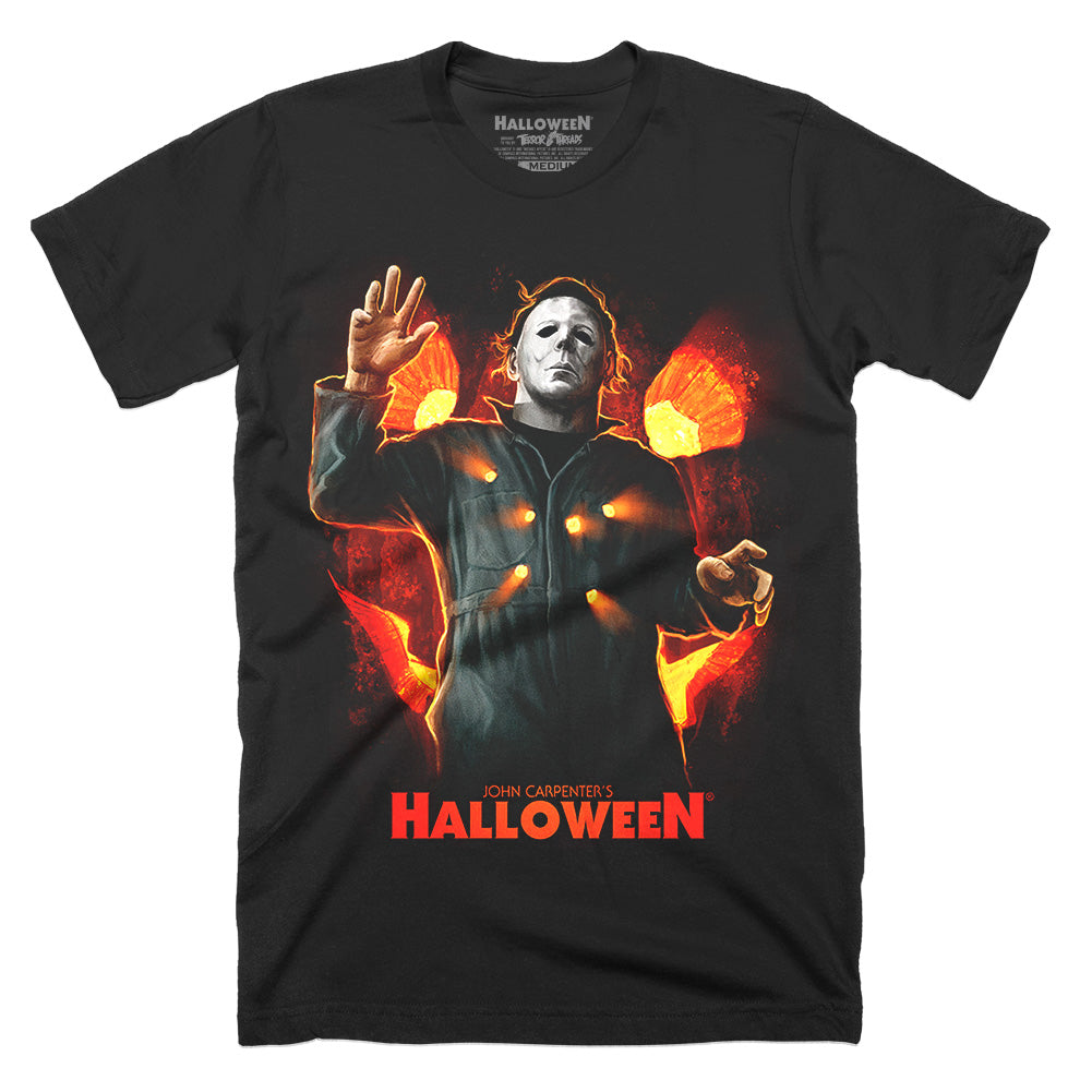 Officially Licensed Halloween Six Shots Michael Myers Horror Movie T-Shirt