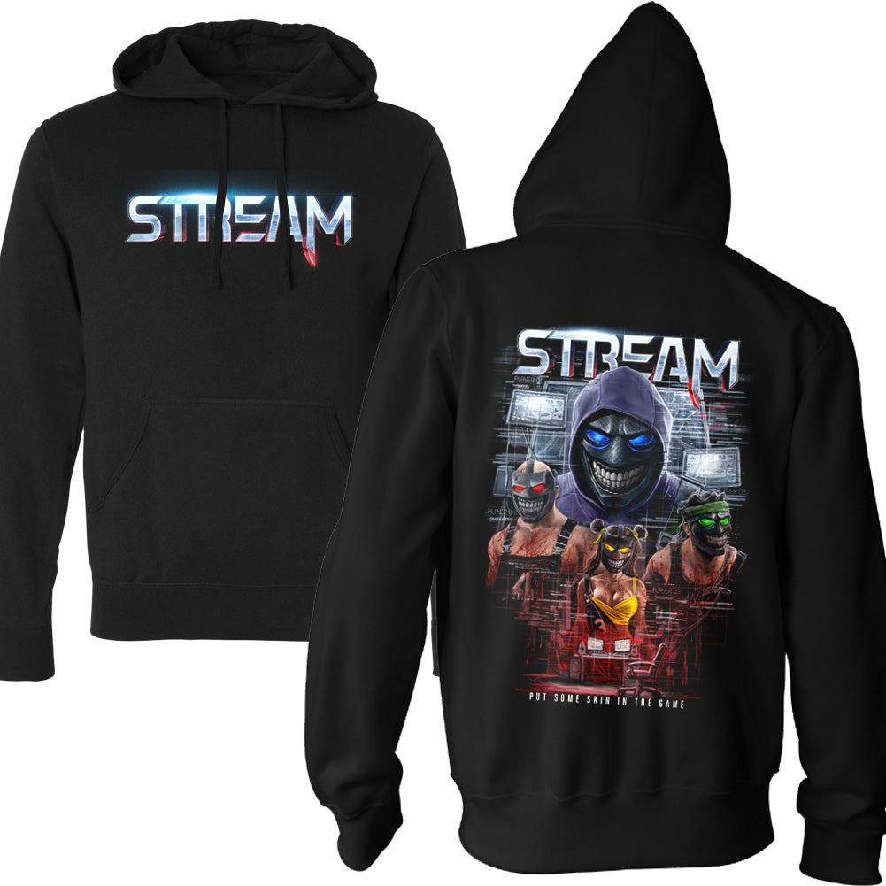 STREAM Skin In The Game Horror Movie Pullover Hoodie