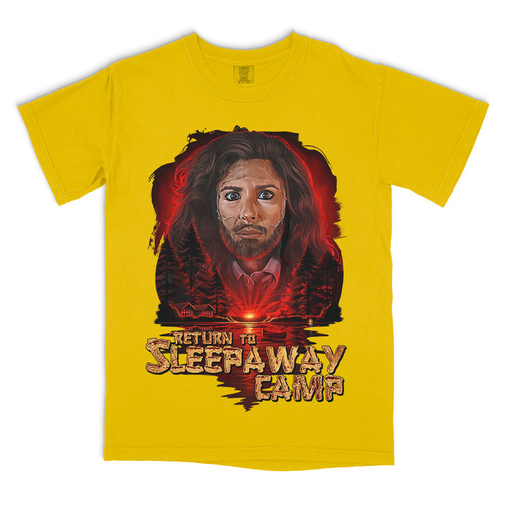 Return To Sleepaway Camp Someone Is Watching Gold T-Shirt