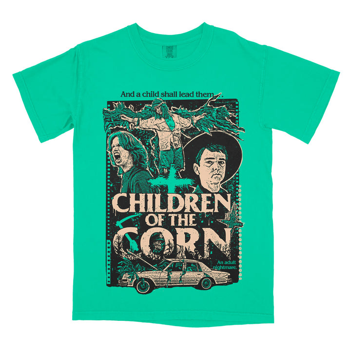 Children Of The Corn Spilled Blood Limited Ghoulish Green T-Shirt