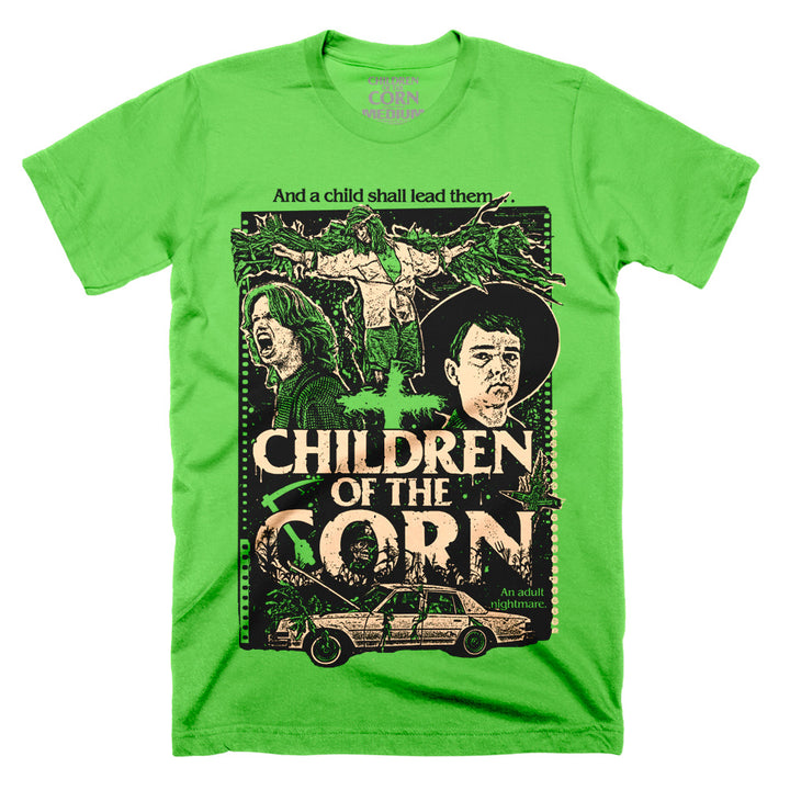 Children Of The Corn Spilled Blood Limited Ghoulish Green T-Shirt