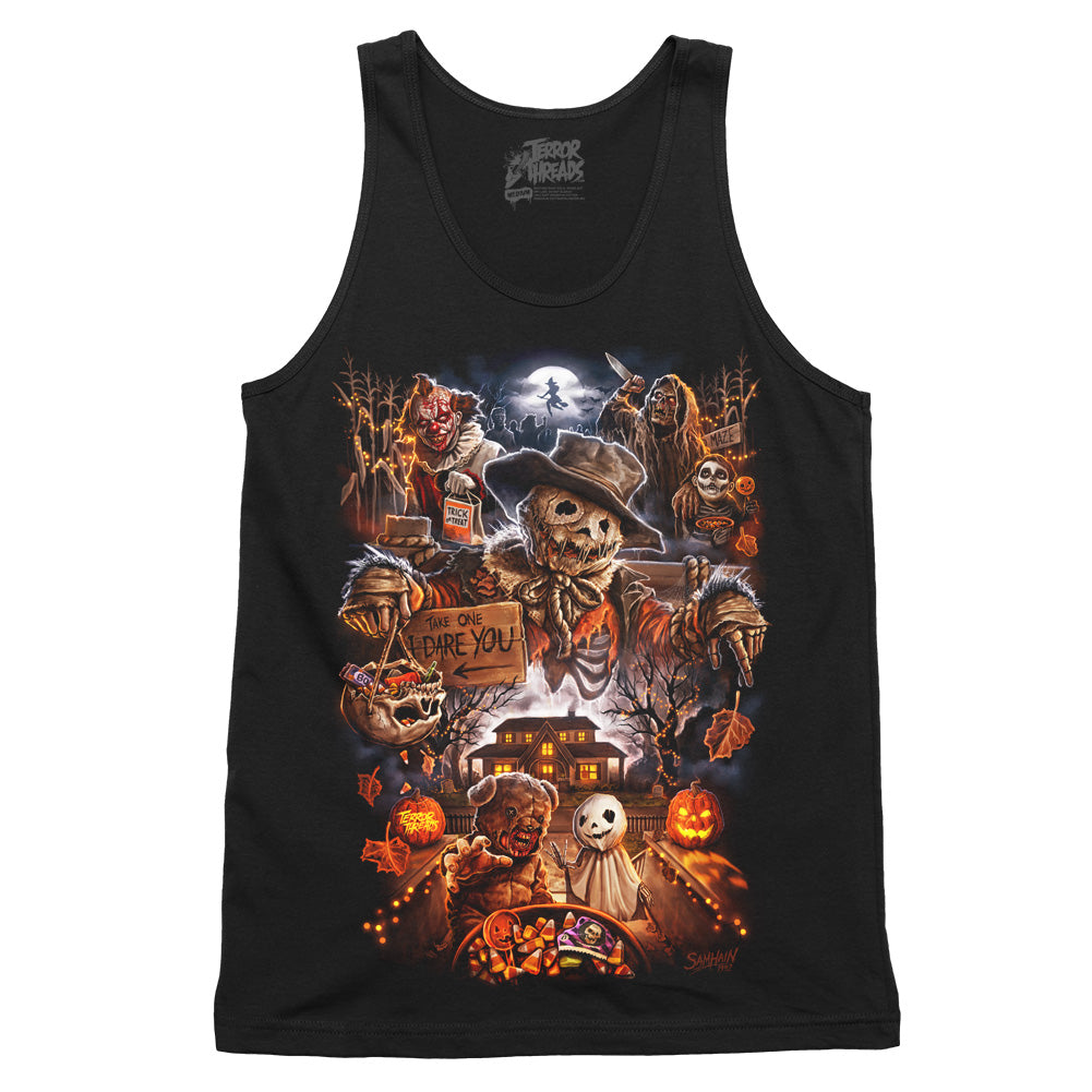 Spooky Street Retro Halloween Tank Top