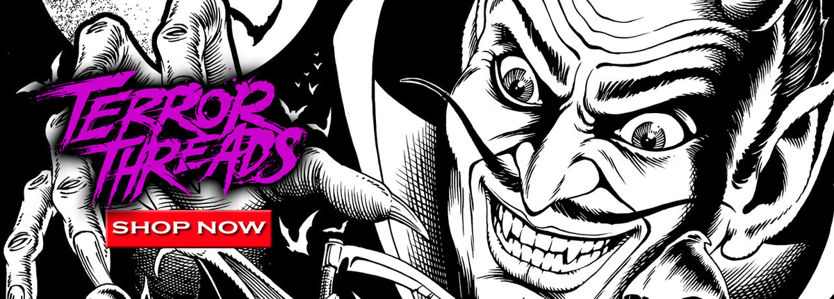 Creepy Thread TerrorThreads | Officially Licensed Horror T-Shirts | Spooky Originals