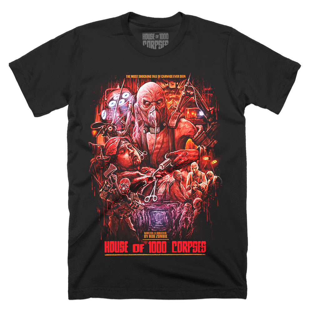 House Of 1000 Corpses Tale Of Carnage Horror Movie T-Shirt