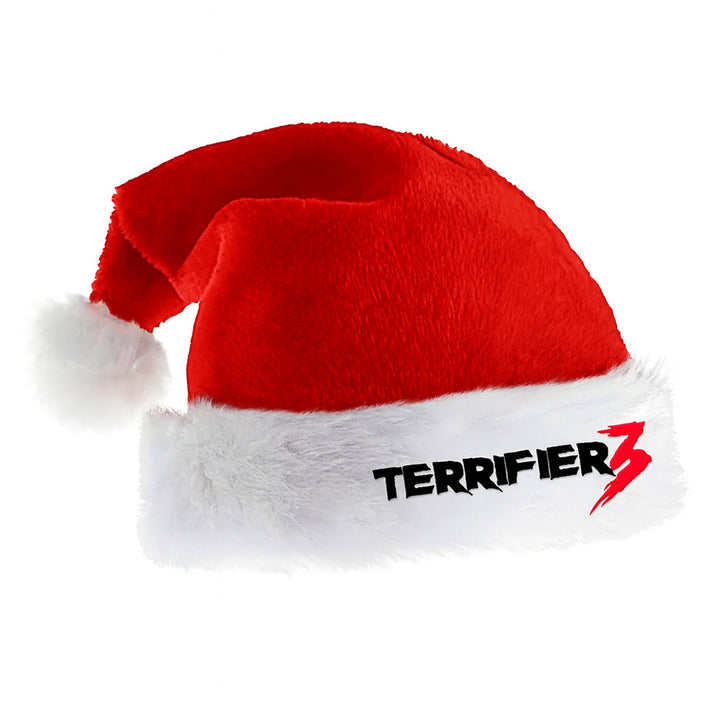 Terrifier 3 Embroidered Red Santa Hat