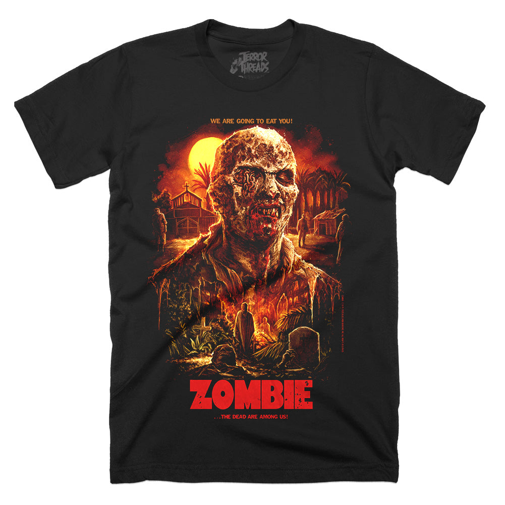 Zombie The Dead Are Among Us Lucio Fulci Horror Movie T-Shirt