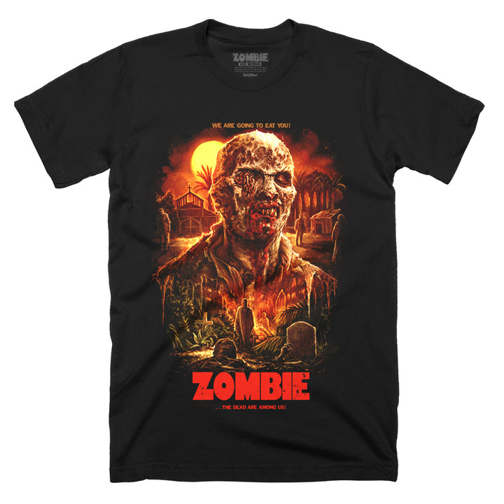 Lucio Fulci Zombie The Dead Are Among Us Cult Horror Movie T-Shirt