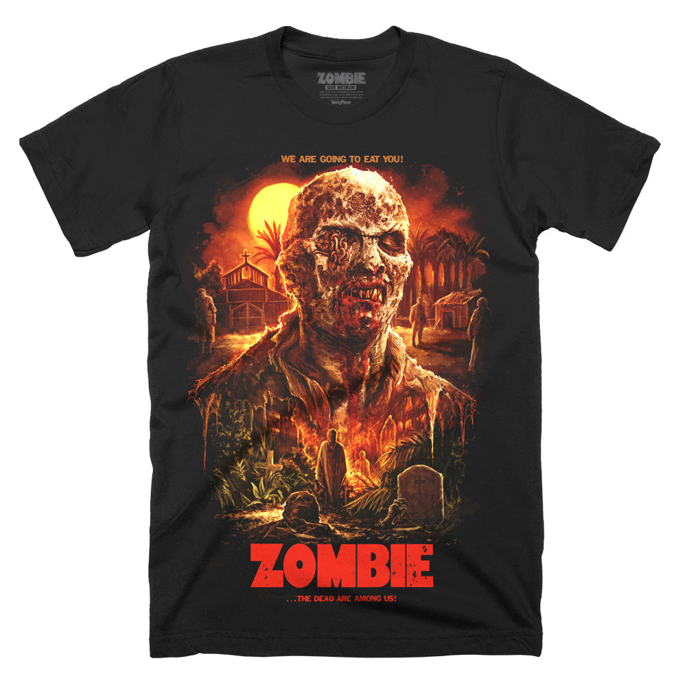 Lucio Fulci Zombie The Dead Are Among Us Cult Horror Movie T-Shirt