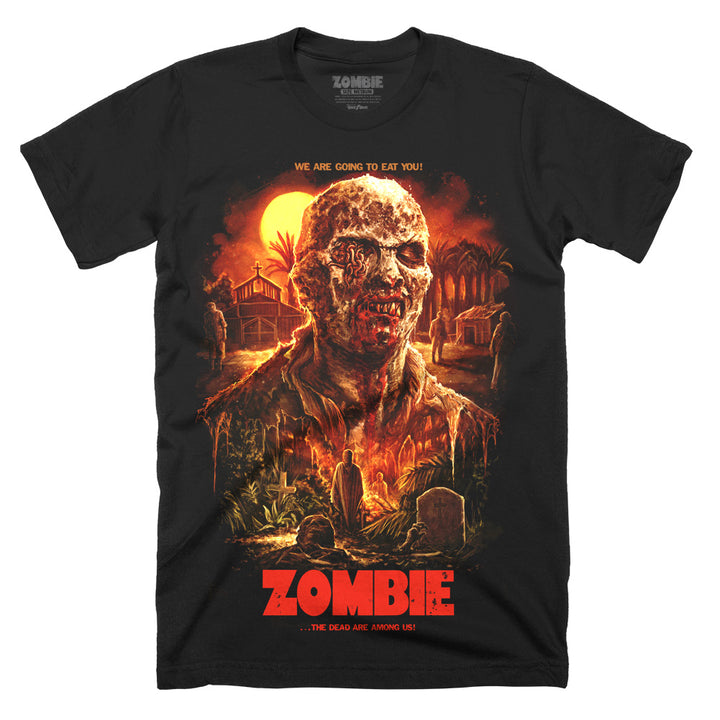 Lucio Fulci Zombie The Dead Are Among Us Cult Horror Movie T-Shirt