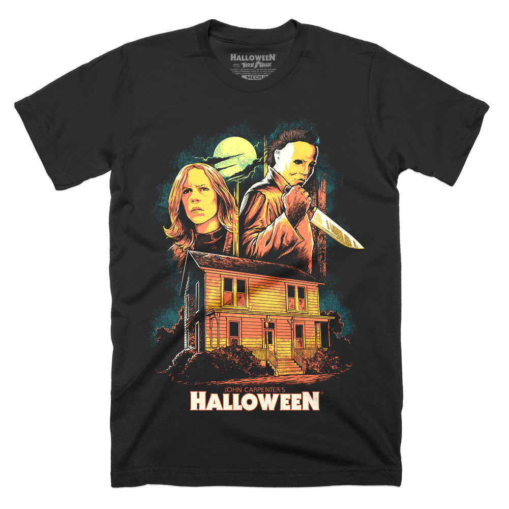 John Carpenter's Halloween The House That Michael Myers Built Horror Movie T-Shirt