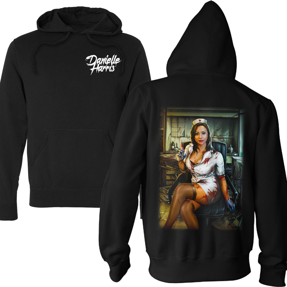 Danielle Harris The Nurse Is In Horror Movie Scream Queen Pullover Hoodie