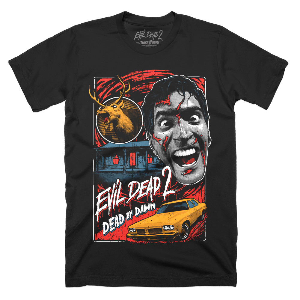 Evil Dead 2 There's Something Out There Horror Movie T-Shirt