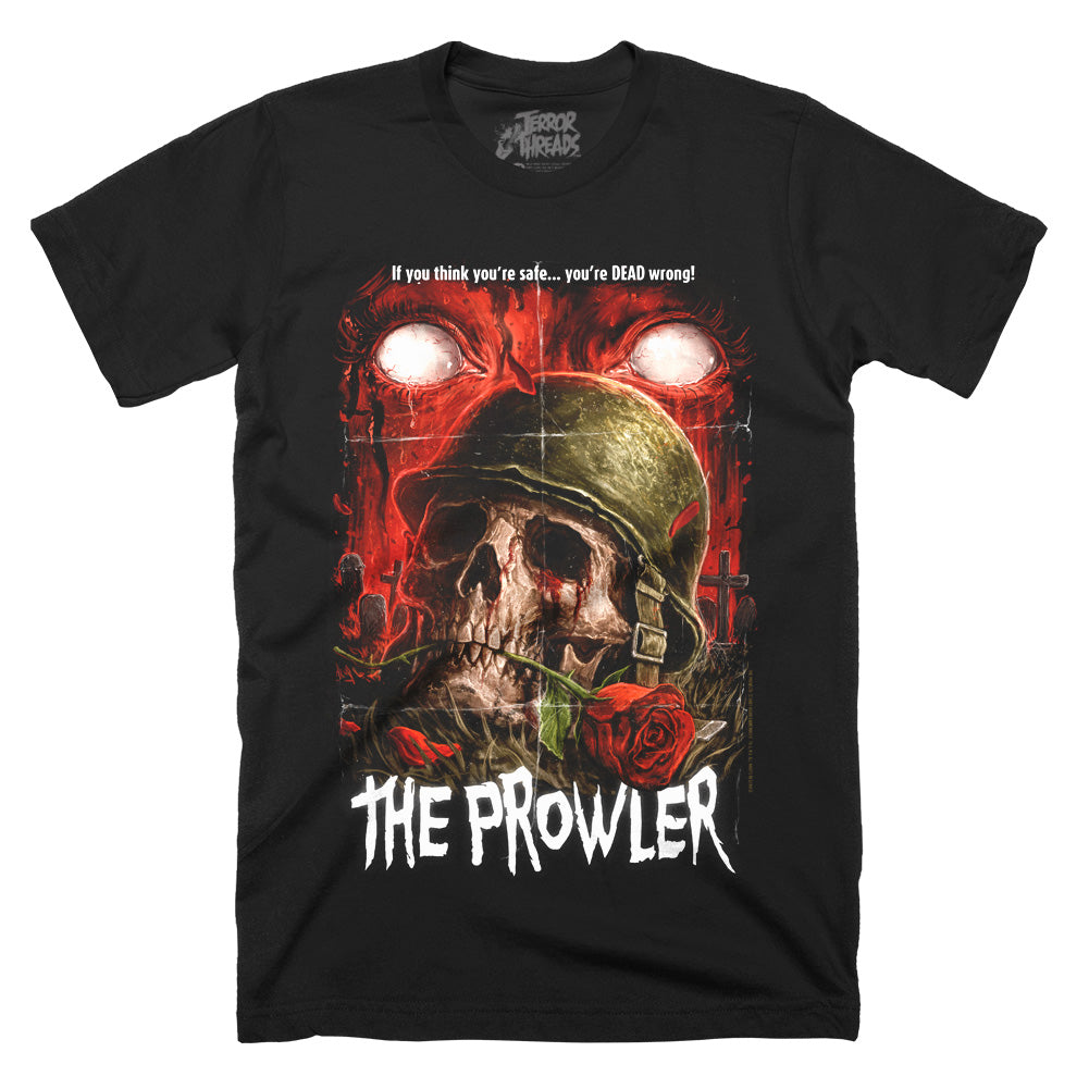 The Prowler Think You're Safe Horror Movie T-Shirt