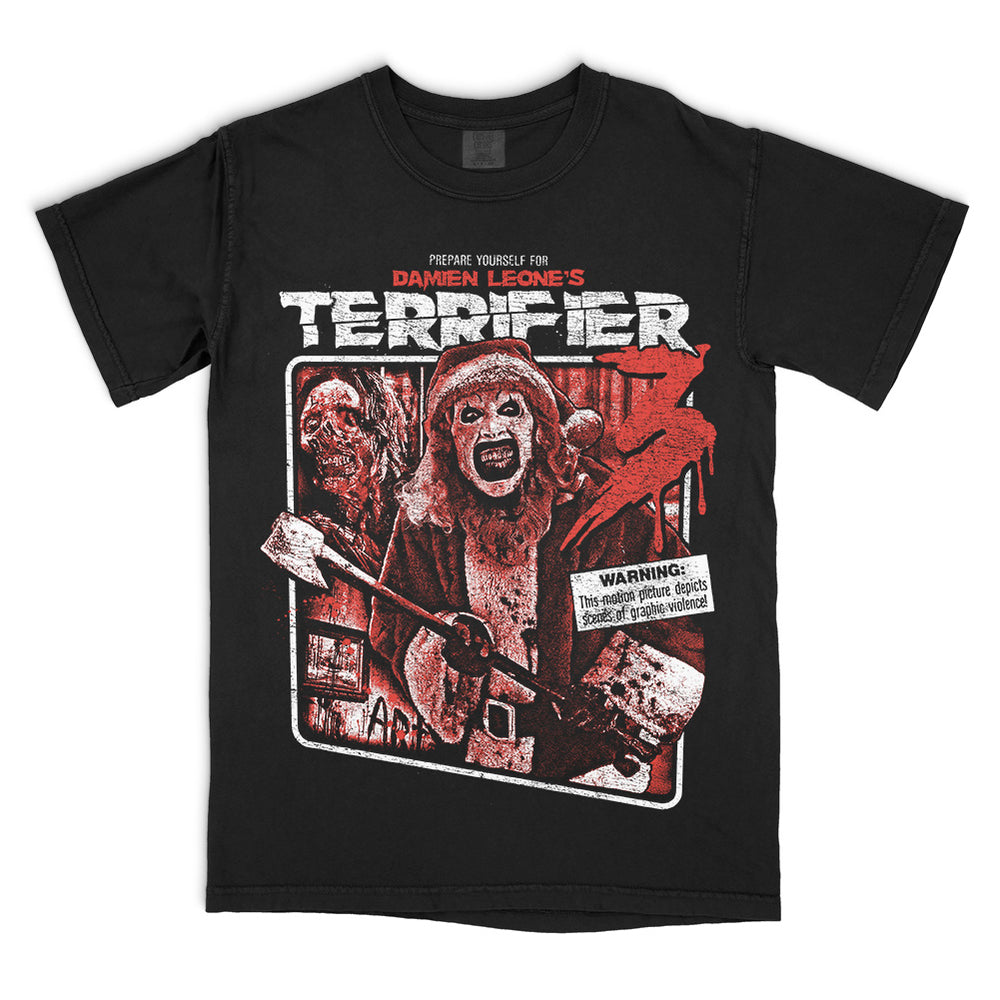 Terrifier 3 Unrated Terror (Comfort Colors) Art The Clown Horror T-Shirt