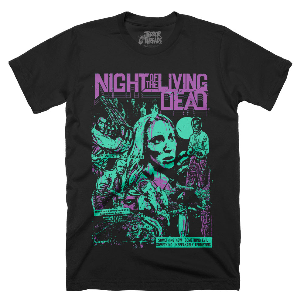 Night Of The Living Dead Unspeakably Terrifying Classic Horror Movie T-Shirt