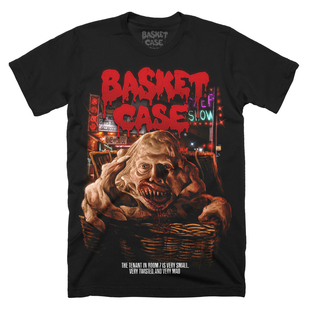 Basket Case Very Twisted Horror Movie T-Shirt