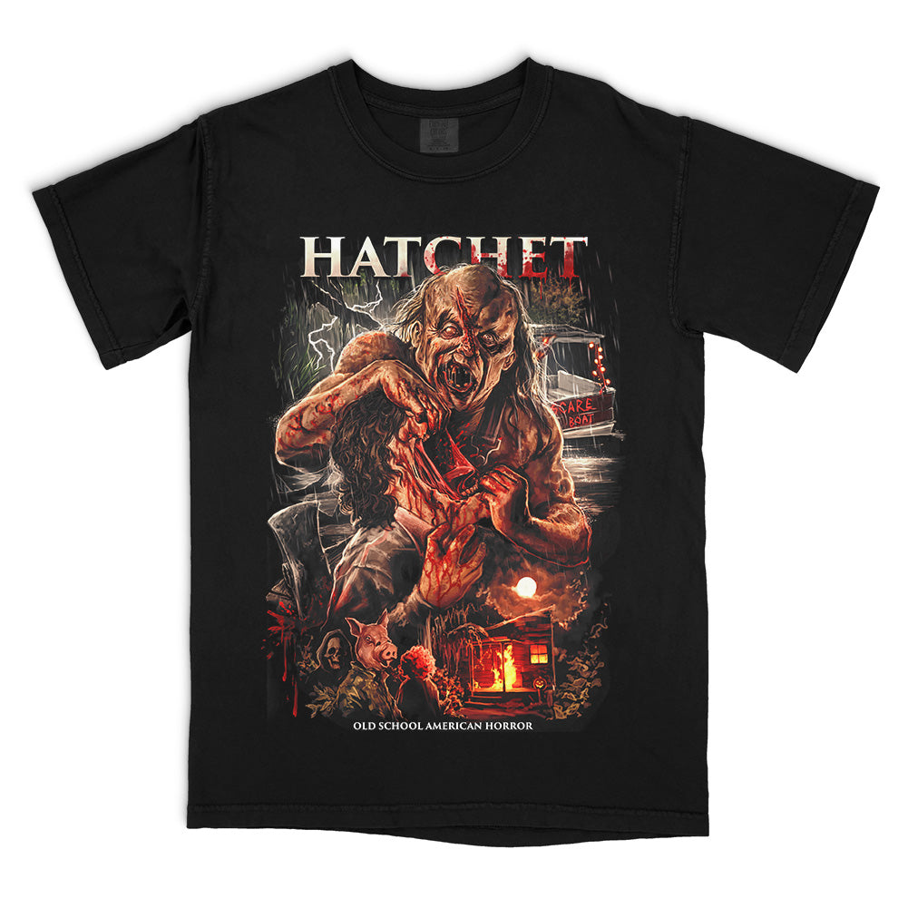 Hatchet Victor Crowley Lives Comfort Colors Horror Movie T-Shirt