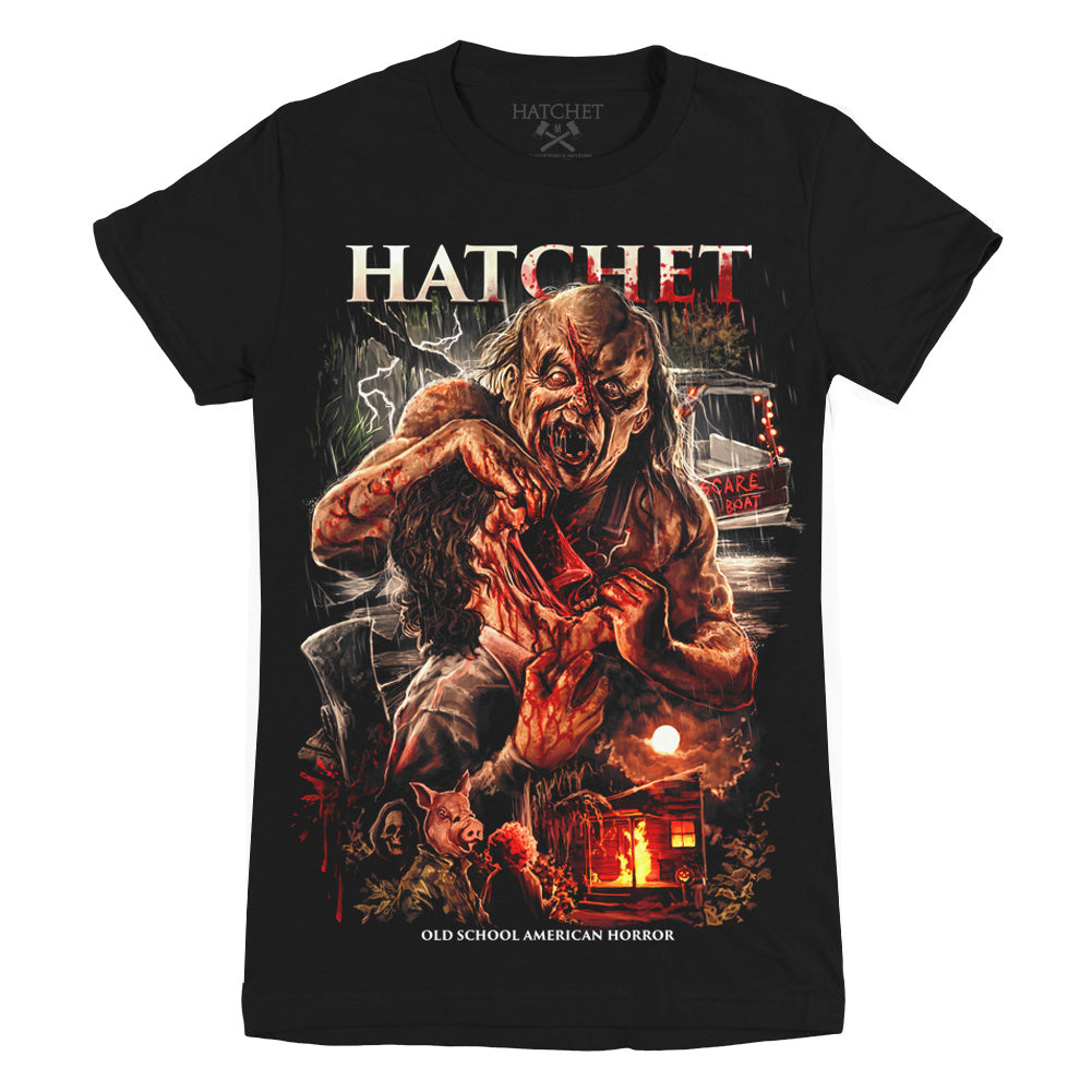 Victor Crowley Lives Womens Horror Movie T-Shirt