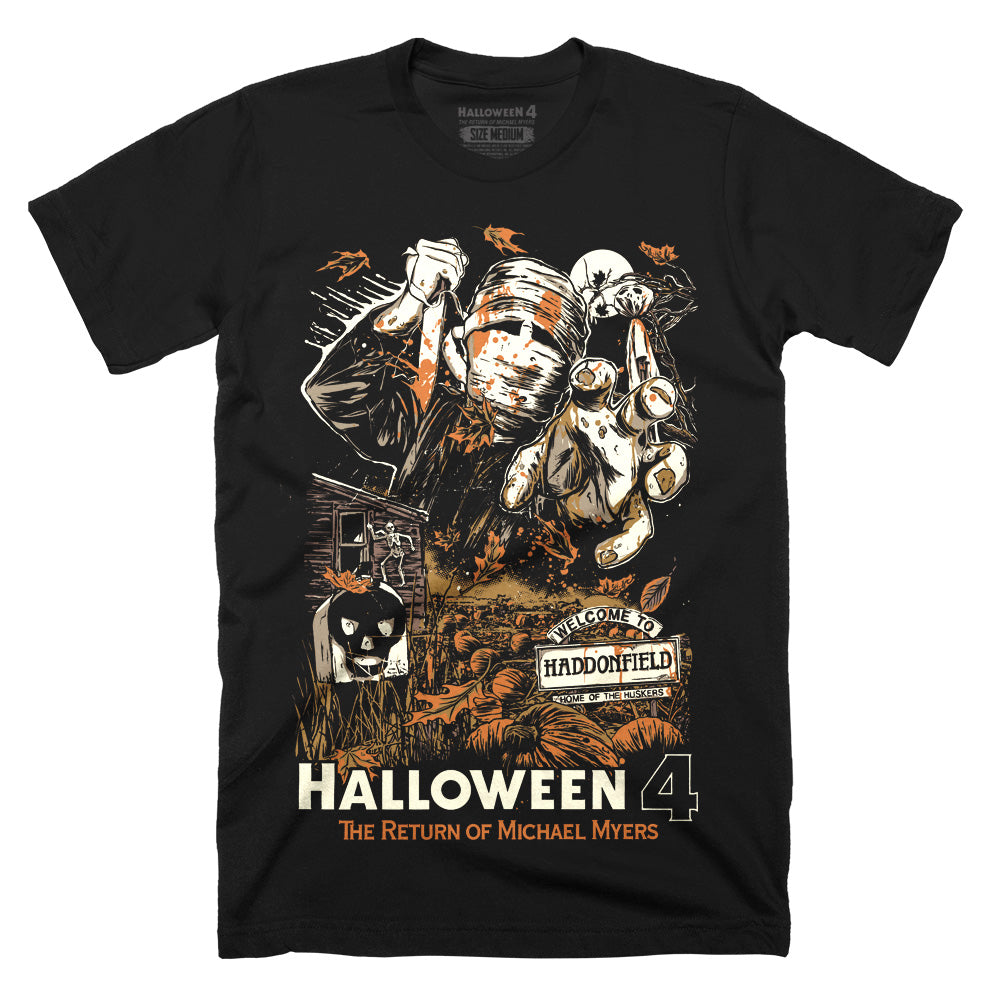 Halloween 4 Welcome To Haddonfield Horror Movie Michael Myers T-Shirt