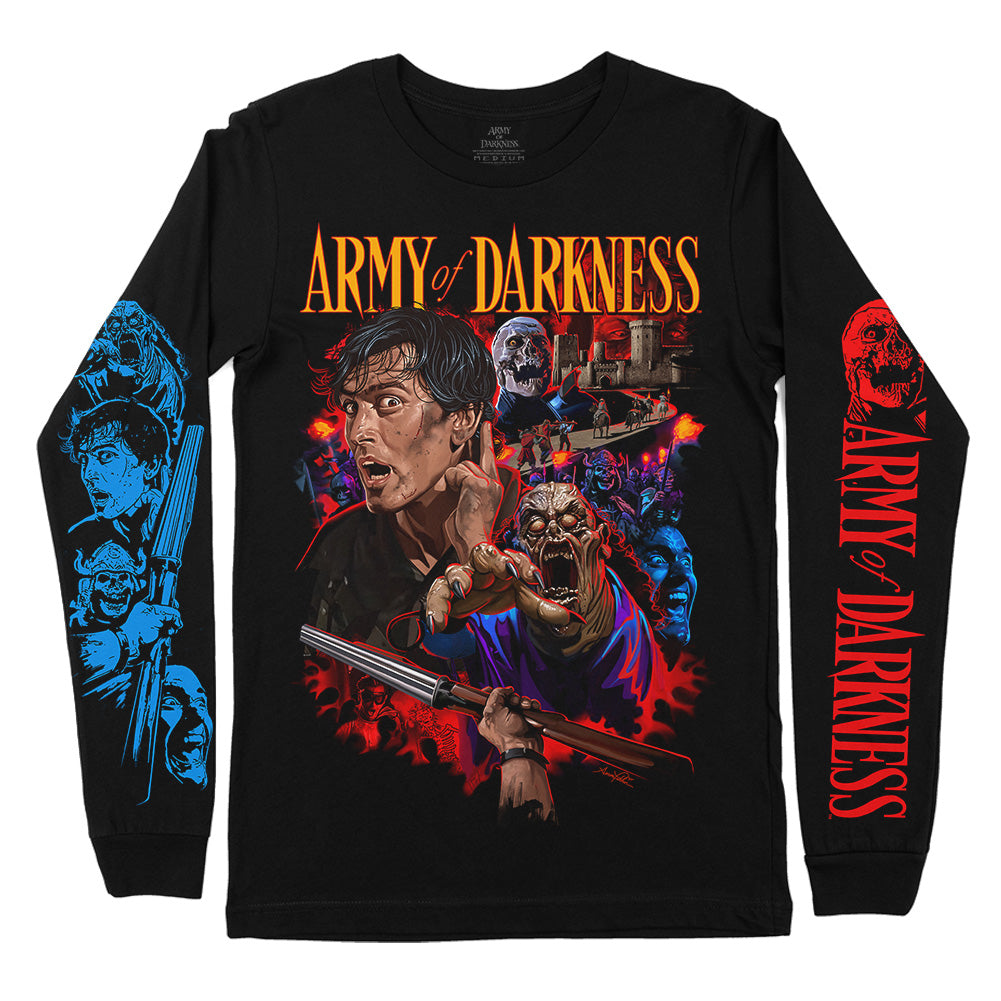 Army Of Darkness Who Wants Some Horror Movie Long Sleeve T-Shirt