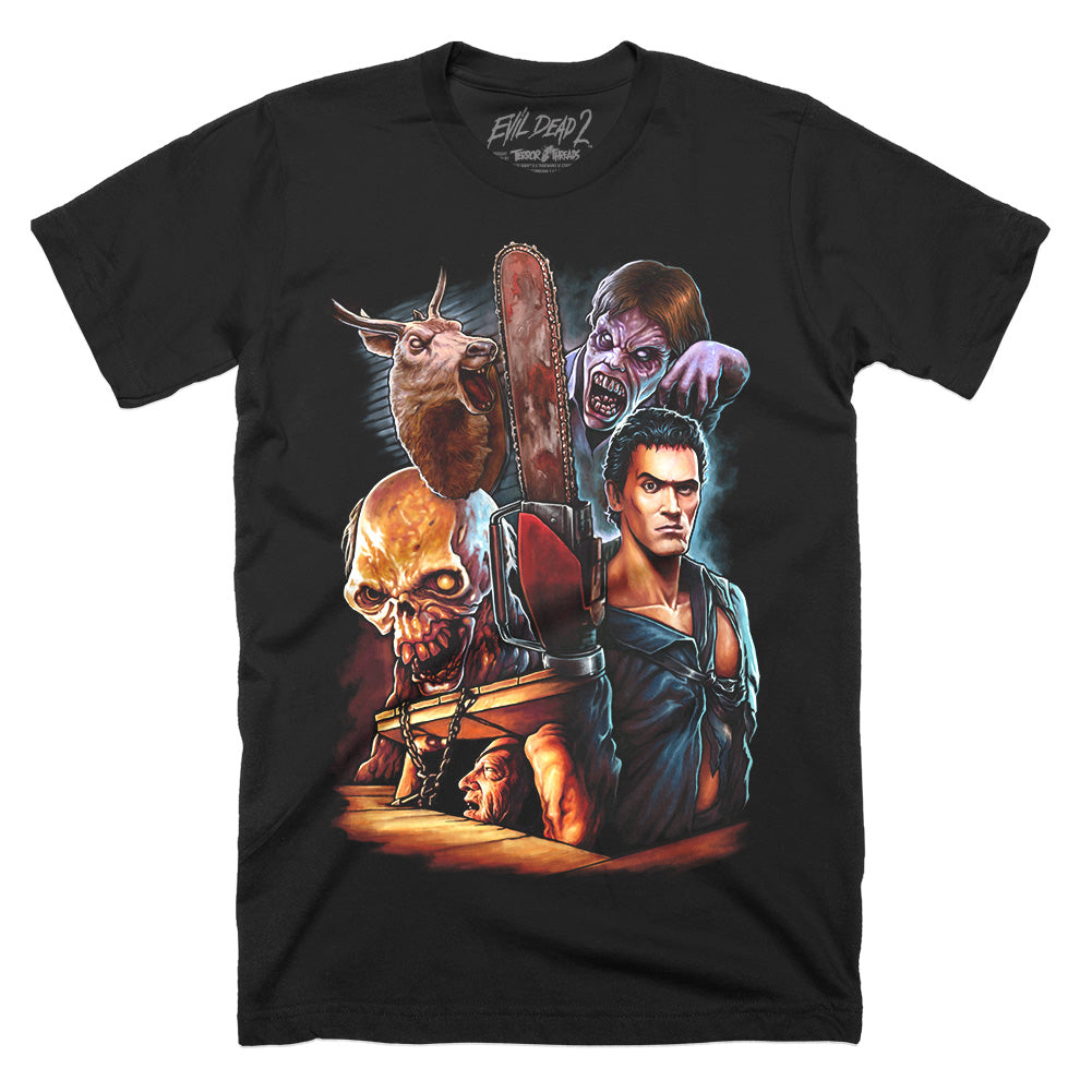 Evil Dead 2 Who's Laughing Now Horror Movie T-Shirt