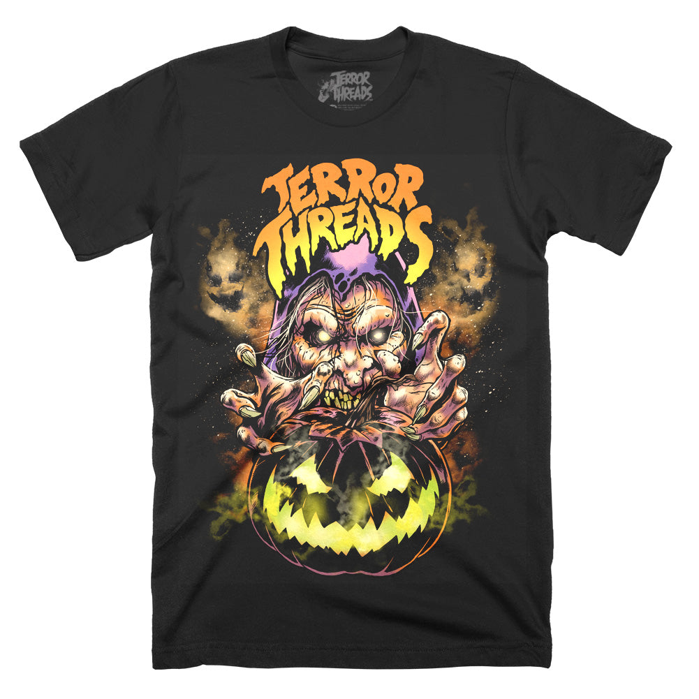 The Witching Hour Vintage Halloween Witch T-Shirt