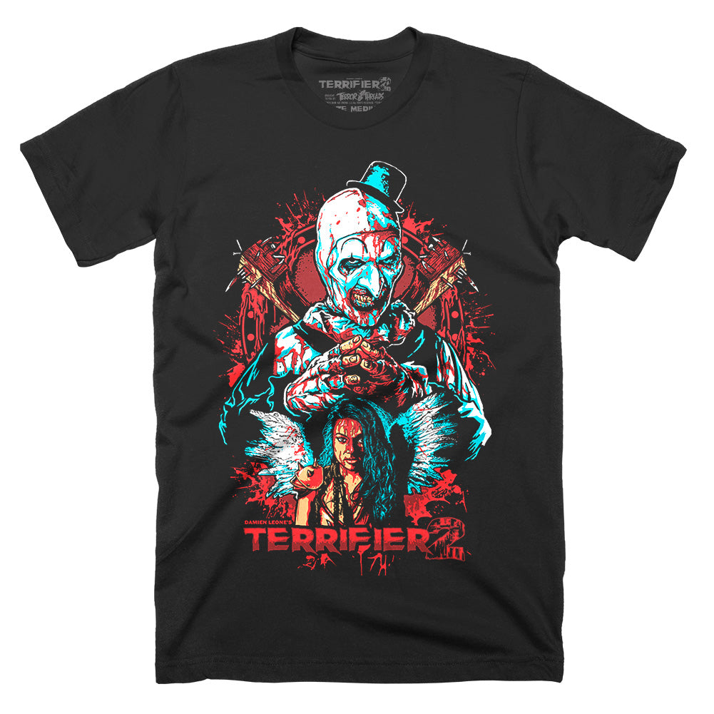 Terrifier 2 Work Of Art Horror Movie T-Shirt