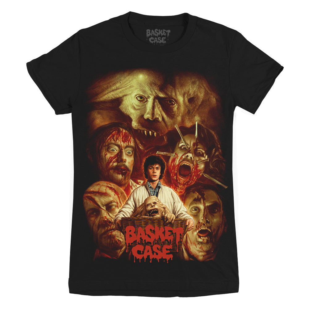 Basket Case You Won't Believe It Ladies Horror Movie T-Shirt