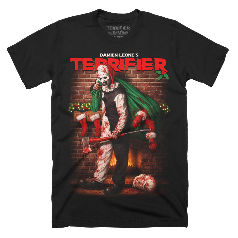 Hours Of Terror Limited Edition Terrifier Art Claus T-Shirt