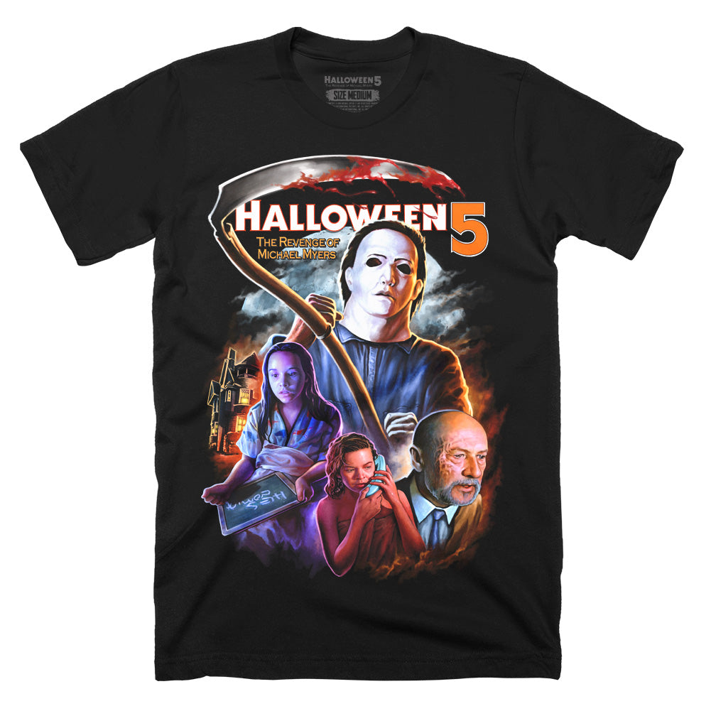 Halloween 5 Back With A Vengeance Horror Movie T-Shirt