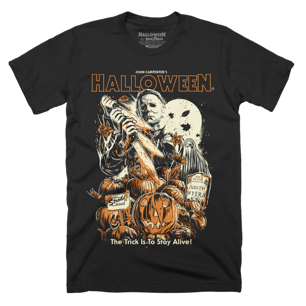 Halloween Michael Myers Boogeyman Is Coming Horror Unisex Adult Mens T-Shirt