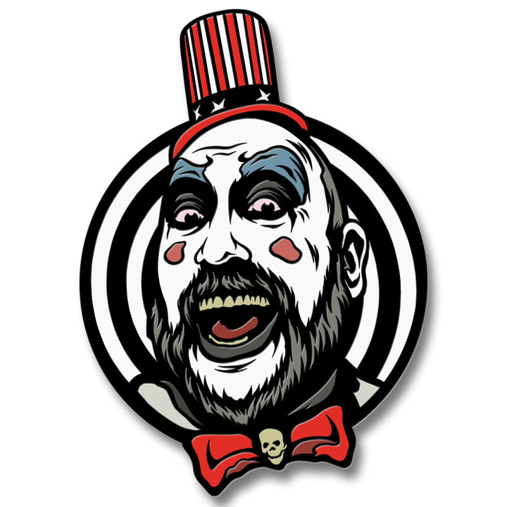 House Of 1000 Corpses Captain Spaulding Horror Movie Enamel Pin