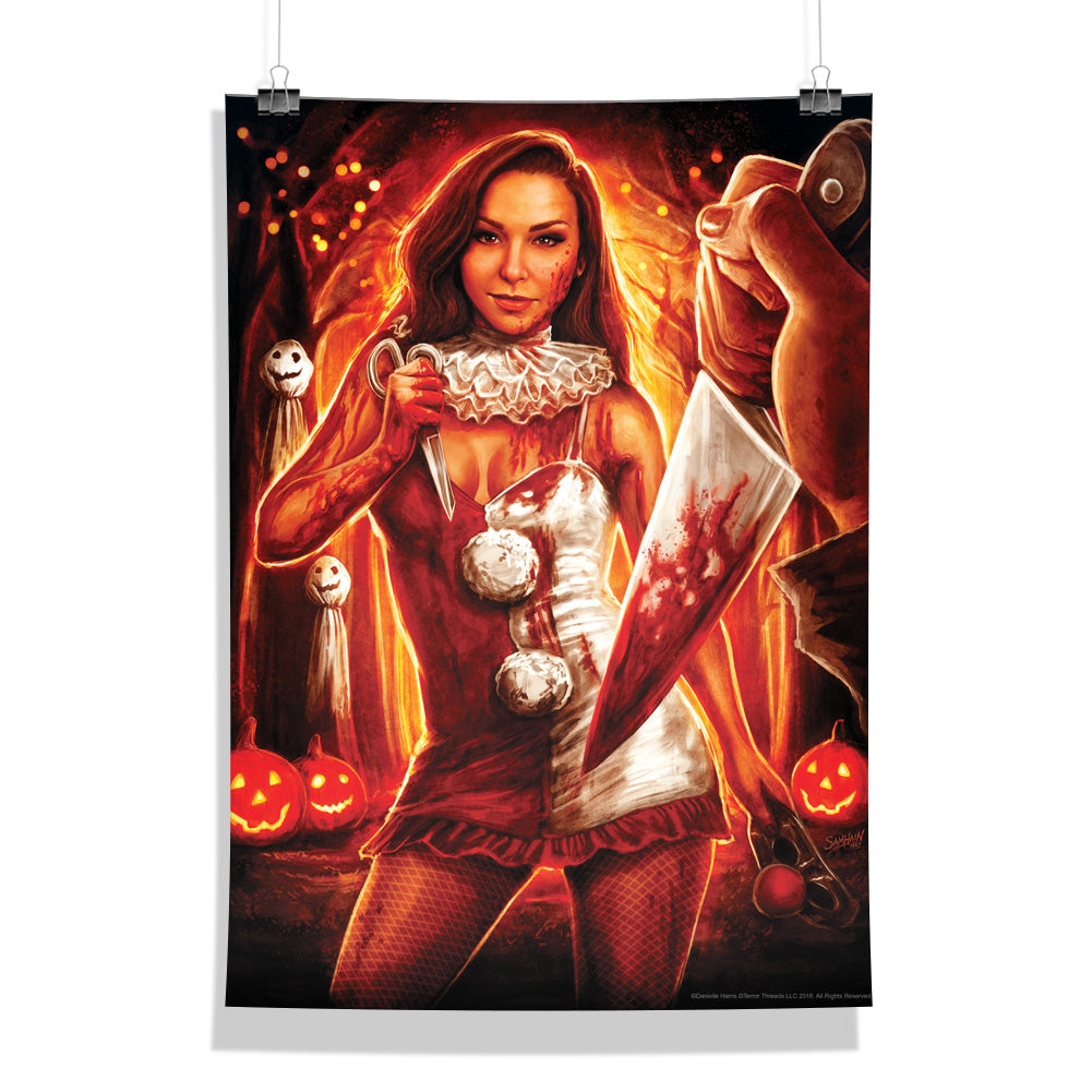 Danielle Harris Stab Happy Scream Queen Horror Movie 18x24" Poster