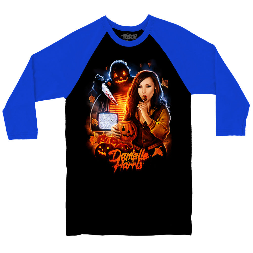 Danielle Harris Trick Or Treat Halloween Horror Movie Adult Baseball T-Shirt