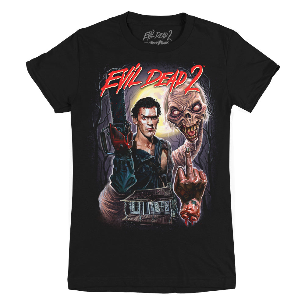 Evil Dead 2 Swallow This Womens Horror Movie T-Shirt
