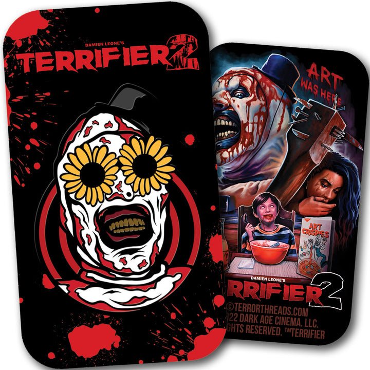 Terrifier 2 Flower Power Enamel Pin